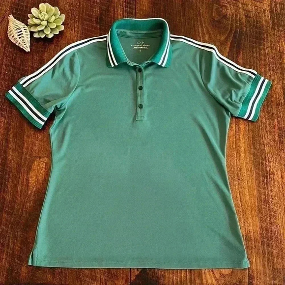 Vineyard Vines | Performance Polo, Green - Picture 1 of 6